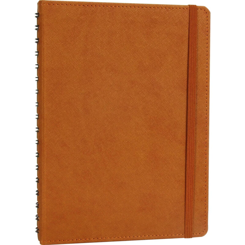 APLUS PROMOSYON ÜRÜNLERI » Kp-40 17,5 x 24 cm taba gizli spiralli ajanda kapağı