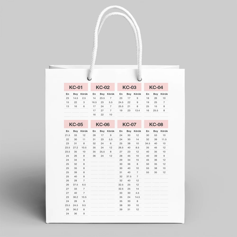 APLUS PROMOSYON ÜRÜNLERI » Kc-01 karton çanta