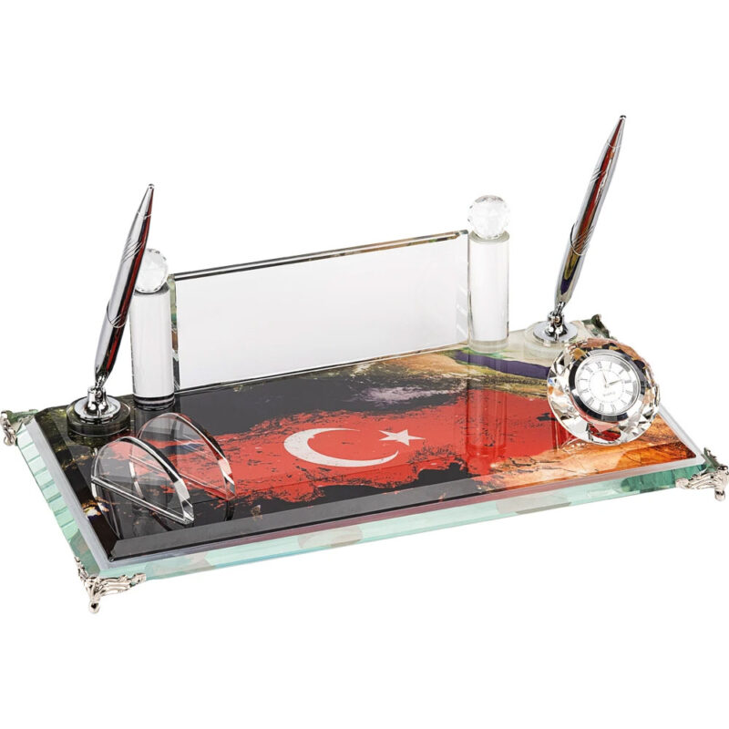 APLUS PROMOSYON ÜRÜNLERI » Km-10 16 x 30 cm kristal masa seti