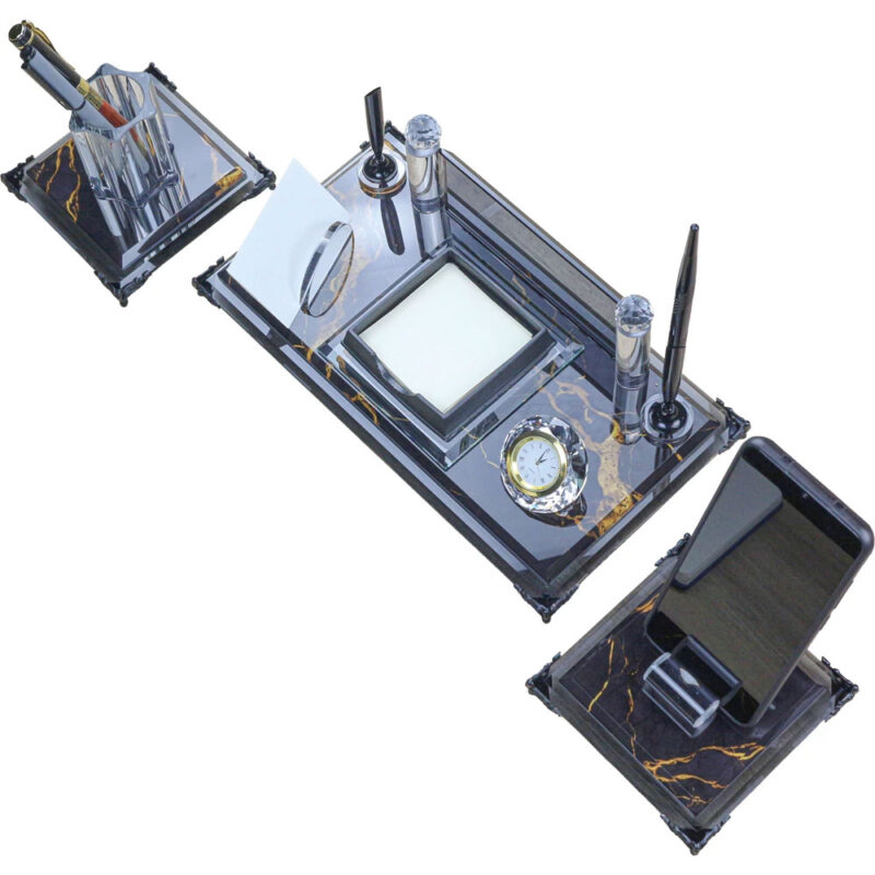 APLUS PROMOSYON ÜRÜNLERI » Km-200 16 x 30 cm 3lü kristal masa seti