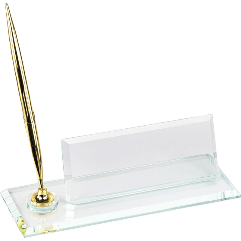 APLUS PROMOSYON ÜRÜNLERI » Km-35 8 x 21 cm şeffaf kristal masa seti