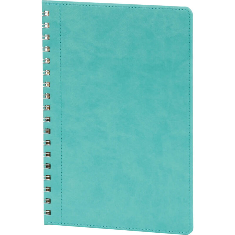 APLUS PROMOSYON ÜRÜNLERI » Kp-15 20 x 28 cm turkuaz spiralli ajanda kapak