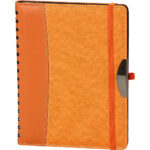 KP-35 16,5 x 22 cm Turuncu Gizli Spiralli Ajanda Kapağı