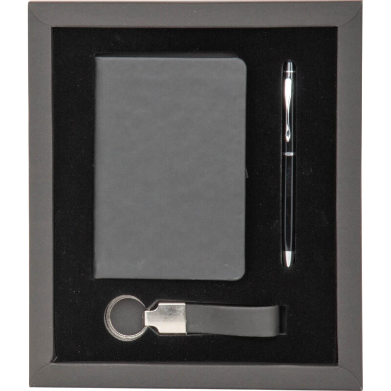 APLUS PROMOSYON ÜRÜNLERI » Kütahya 24,7 x 21 x 2 cm siyah hediyelik set