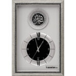 PN-30 50 x 75 cm Gümüş Saatli Duvar Tablosu