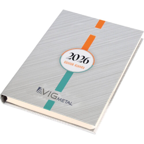 Taslama-GS 20 x 28 cm Spiralli Günlük Ajanda