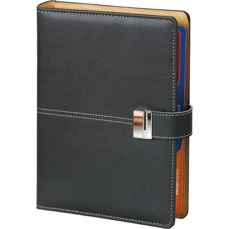 APLUS PROMOSYON ÜRÜNLERI » Uludağ 18 x 23 cm siyah organizer ajanda