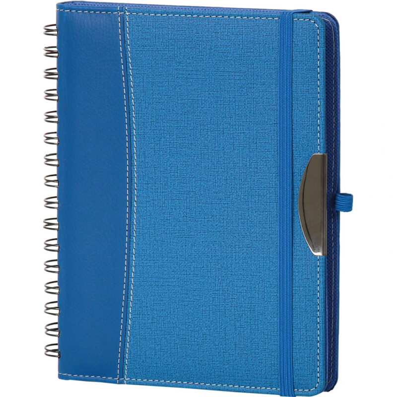 APLUS PROMOSYON ÜRÜNLERI » Ümraniye 16,5 x 22 cm lacivert gizli spiralli günlük ajanda