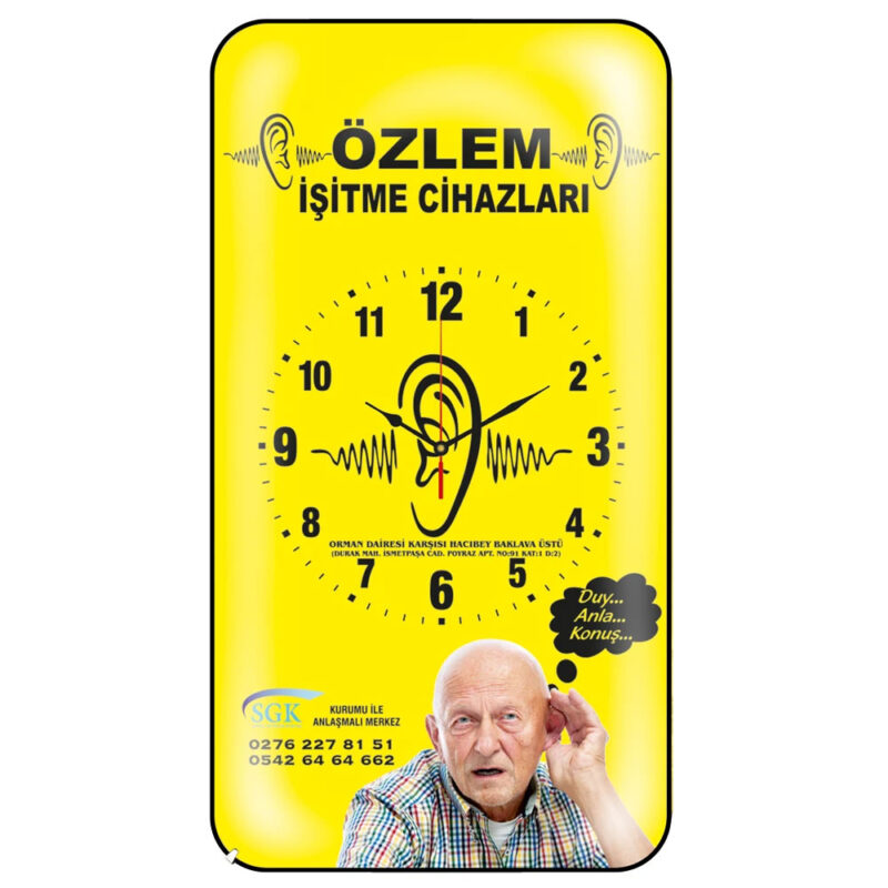 V30-532-b 25,3 x 47 cm bombe duvar saati