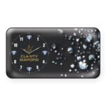 V30-532-B 25,3 x 47 cm Bombe Duvar Saati