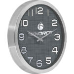 V30-990-BMZ Ø 35 cm Alüminyum Duvar Saati