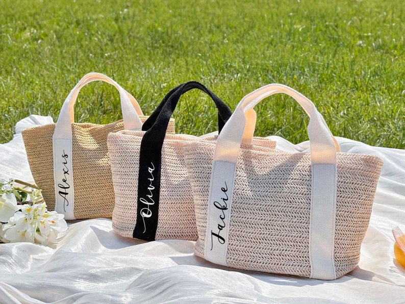 Aplus Promosyon Ürünleri Isim Veya Harf Baskili Plaj Cantasi