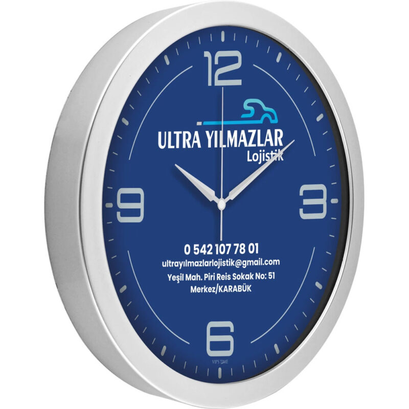 V30-575-G Metalize Duvar Saati - V30-575-G Metalize Duvar Saati