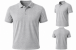 5200-15-L L Beden Füme Polo Yaka Tişört