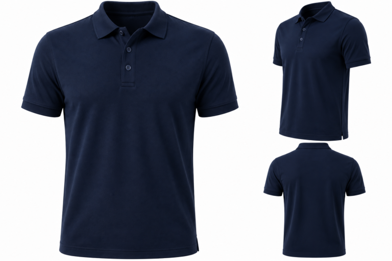 5200-15-L L Beden Füme Polo Yaka Tişört